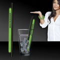 9" Green Deluxe Glow Straw AND Bracelets